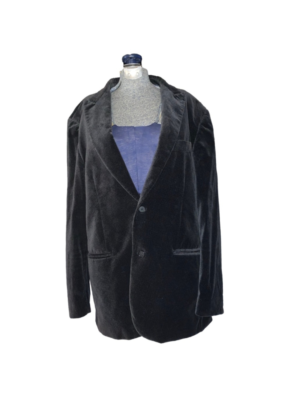 Men's INC Blazer, 44R, Black Velvet international concepts